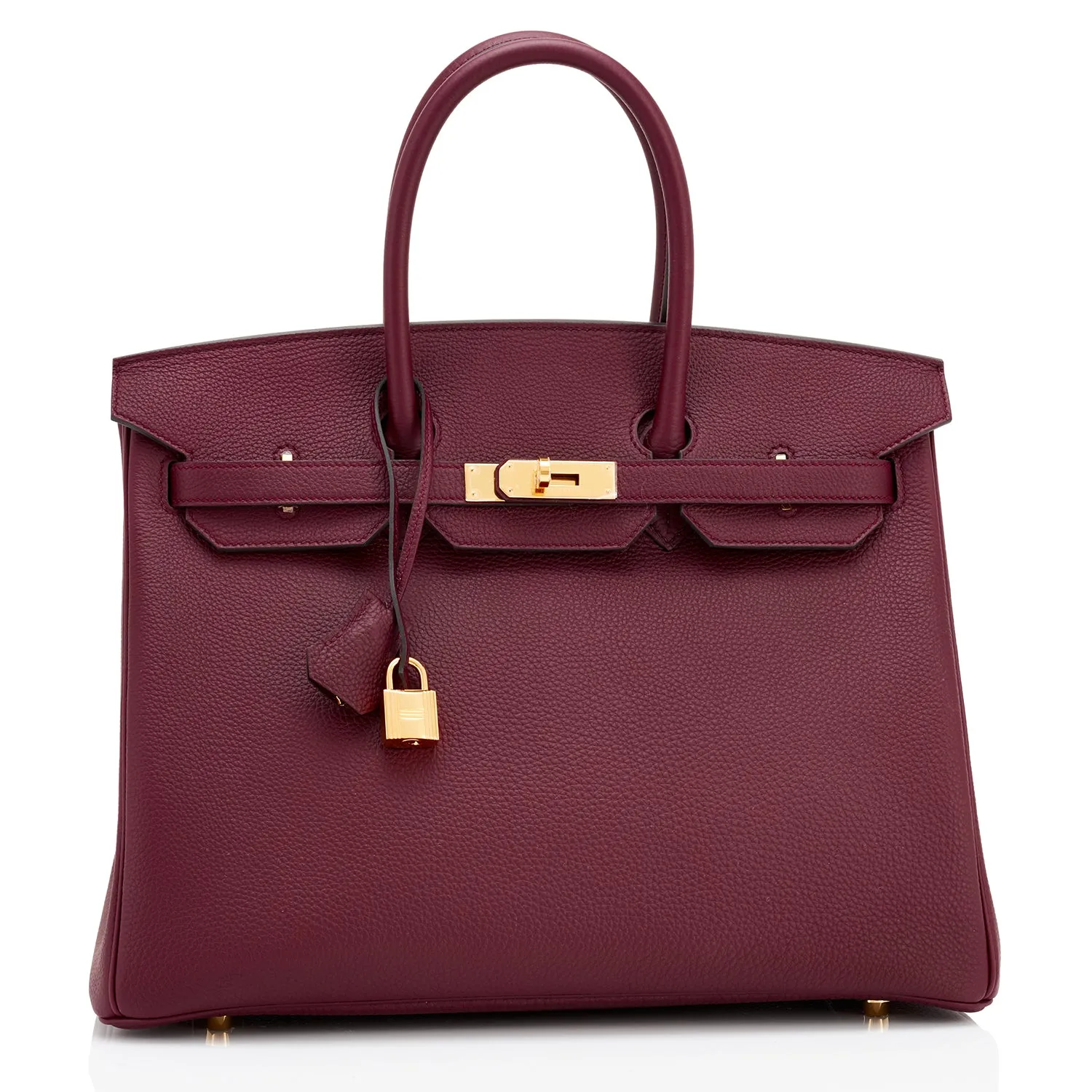 Hermes Bordeaux 35cm Birkin Togo Gold Hardware