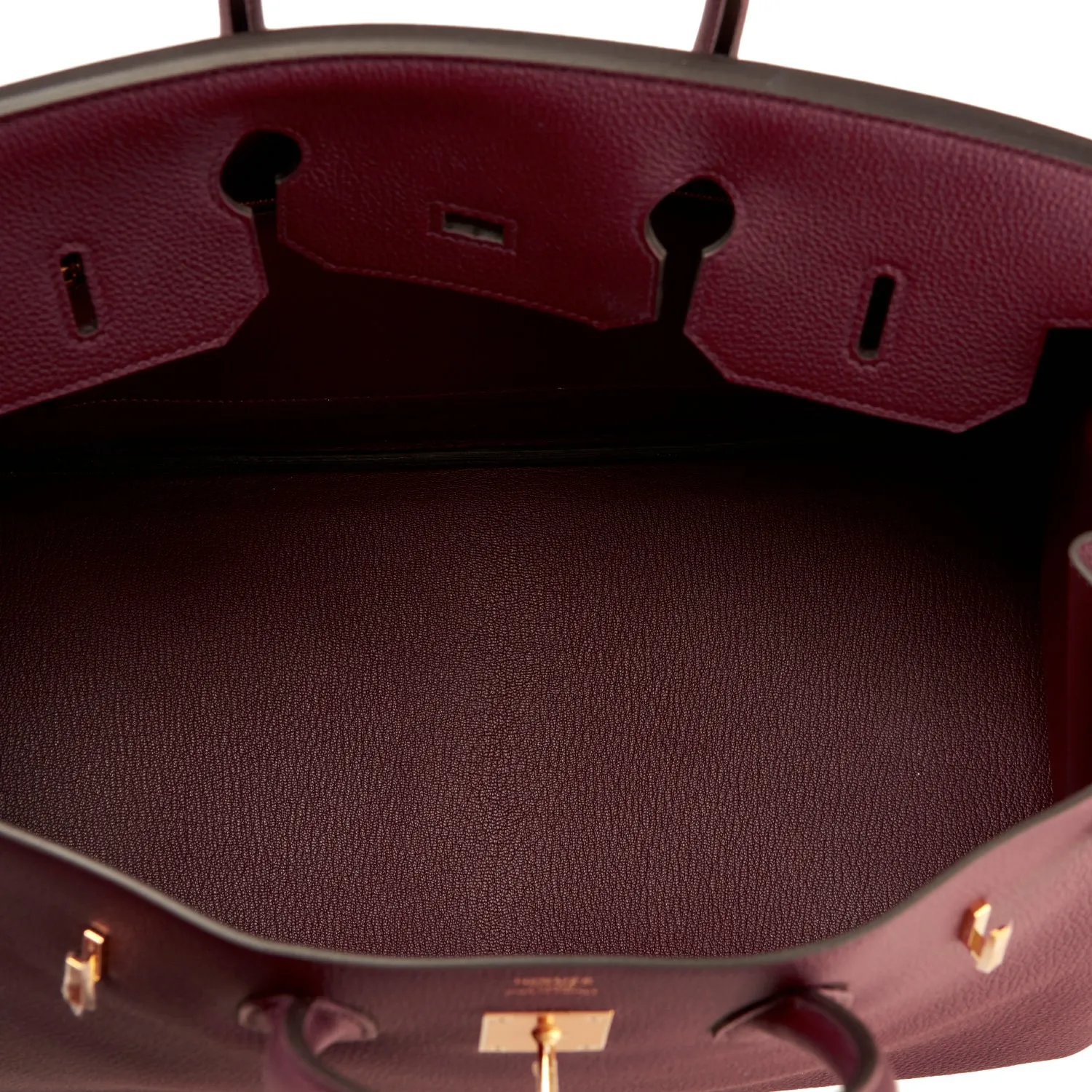 Hermes Bordeaux 35cm Birkin Togo Gold Hardware