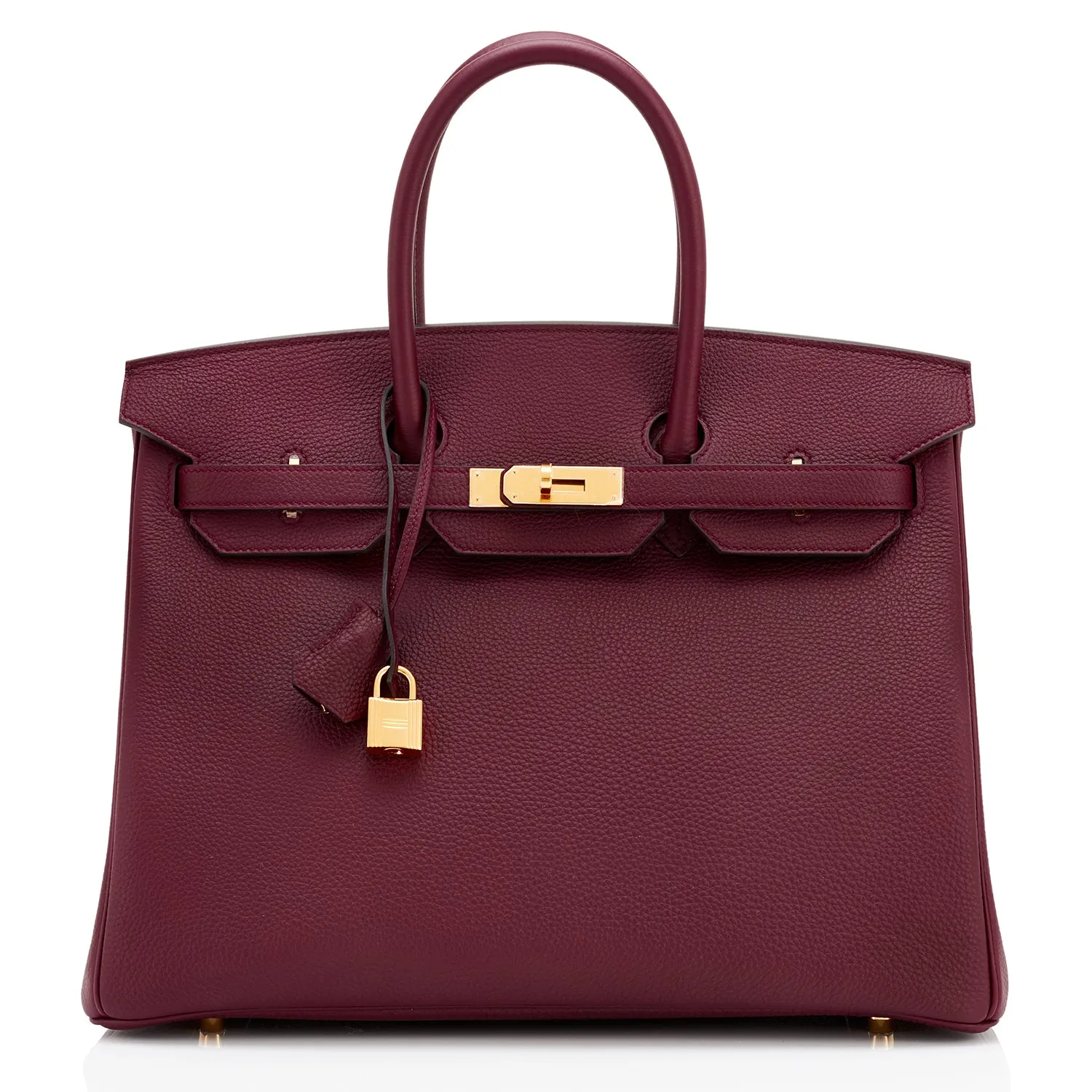 Hermes Bordeaux 35cm Birkin Togo Gold Hardware