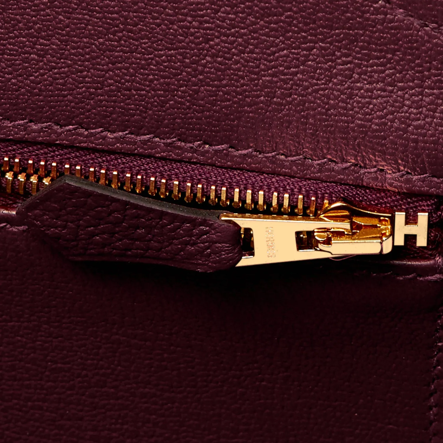 Hermes Bordeaux 35cm Birkin Togo Gold Hardware