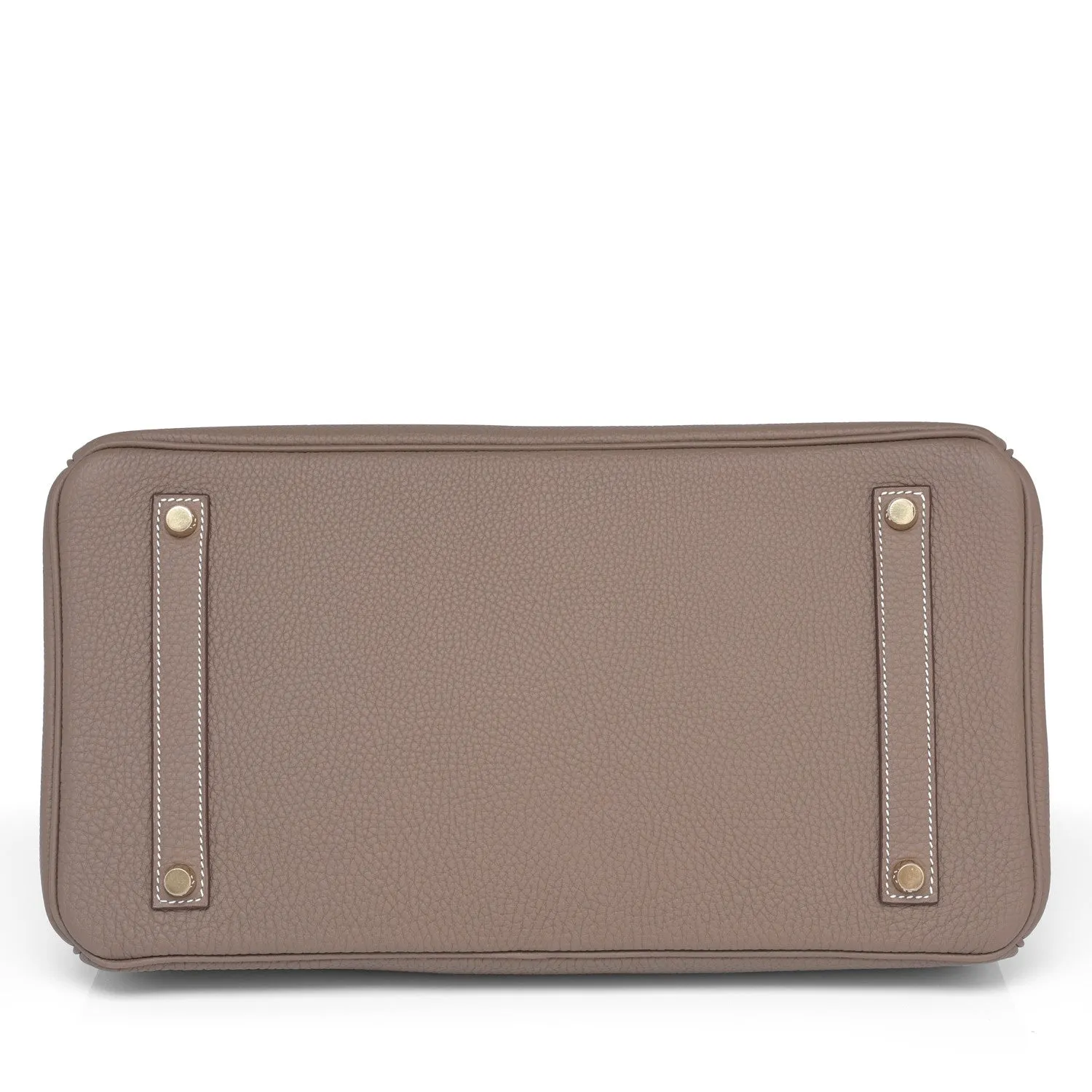 Hermes Etoupe Togo 35cm Birkin Gold Hardware