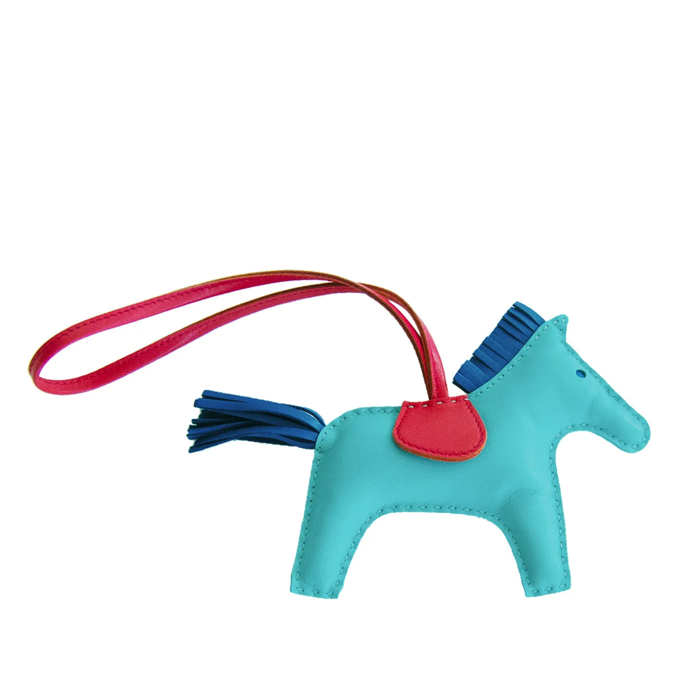 Hermes Lagoon Lagon Rodeo Bag Charm MM For Birkin Kelly Bag