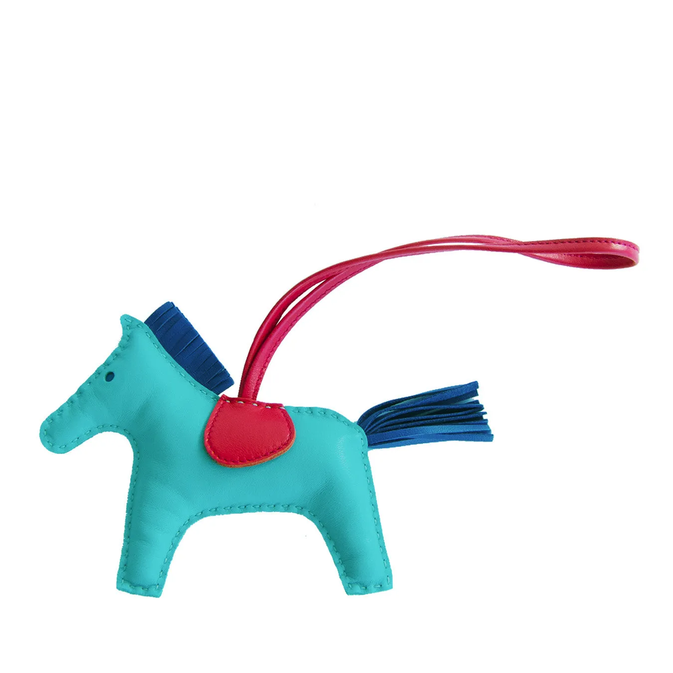 Hermes Lagoon Lagon Rodeo Bag Charm MM For Birkin Kelly Bag