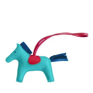 Hermes Lagoon Lagon Rodeo Bag Charm MM For Birkin Kelly Bag