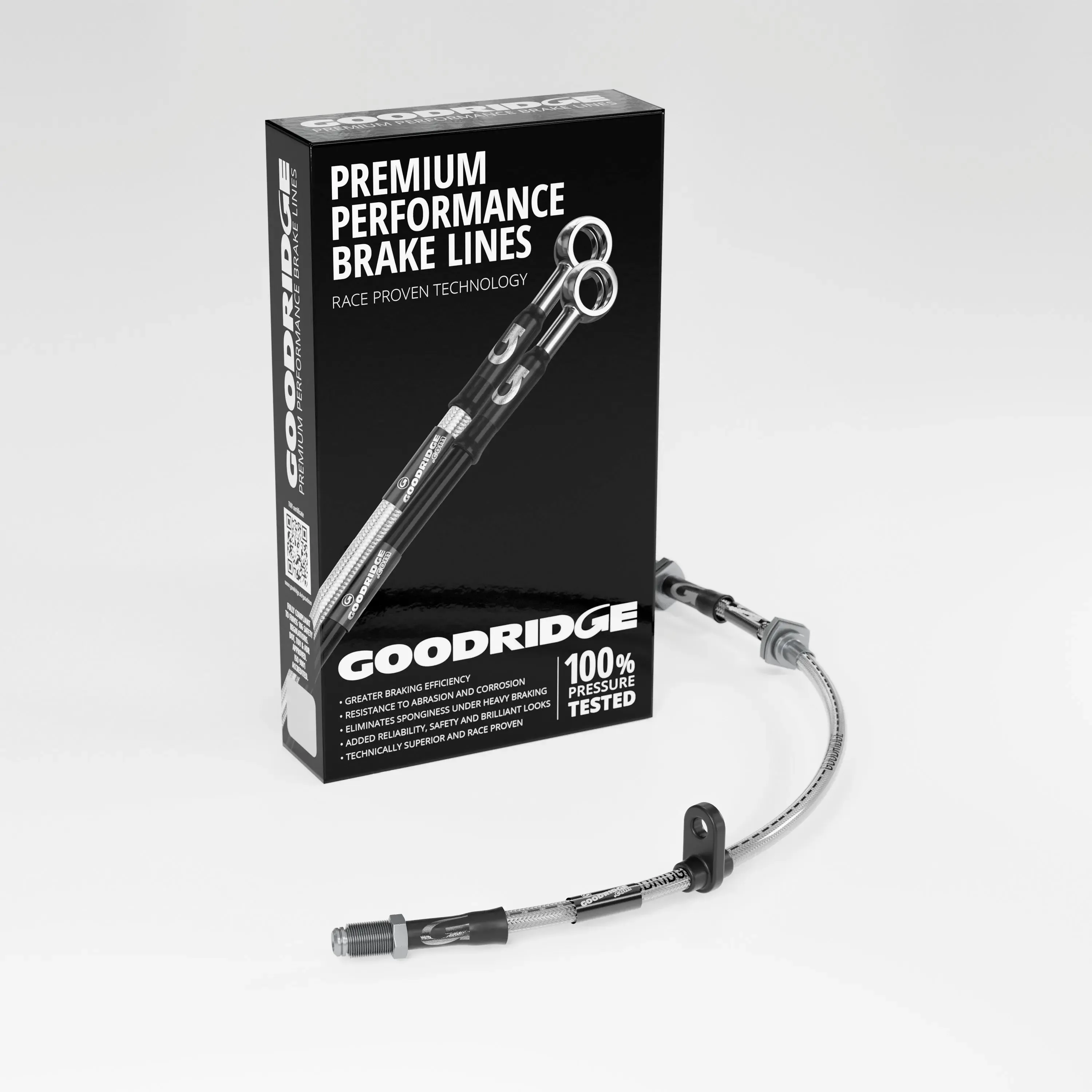HIGH PERFORMANCE BRAIDED STAINLESS STEEL CLUTCH HOSE KIT FOR AUSTIN MINI (PRE-VERTO) 1967 - 1982