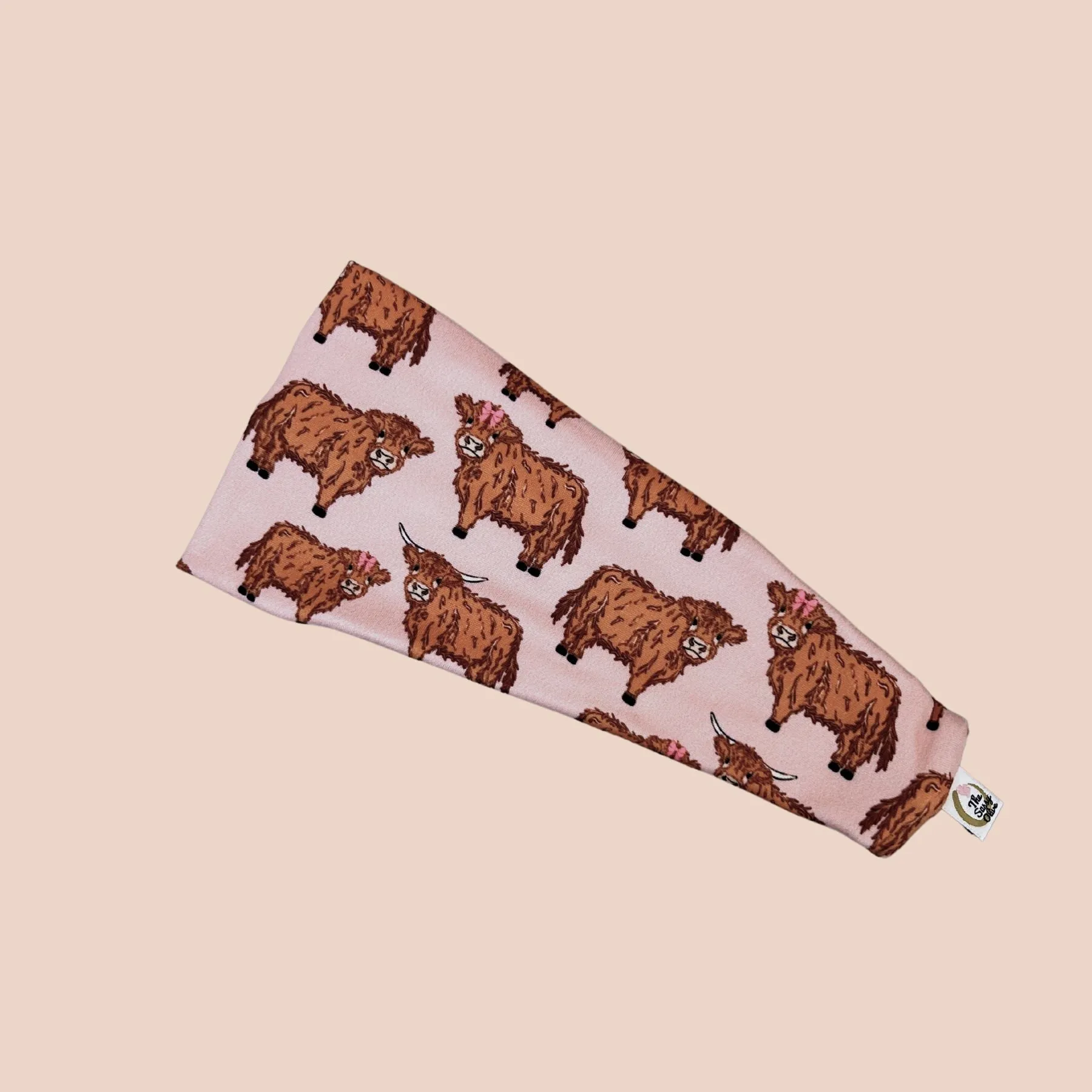 Highland Cows Stretch Headband