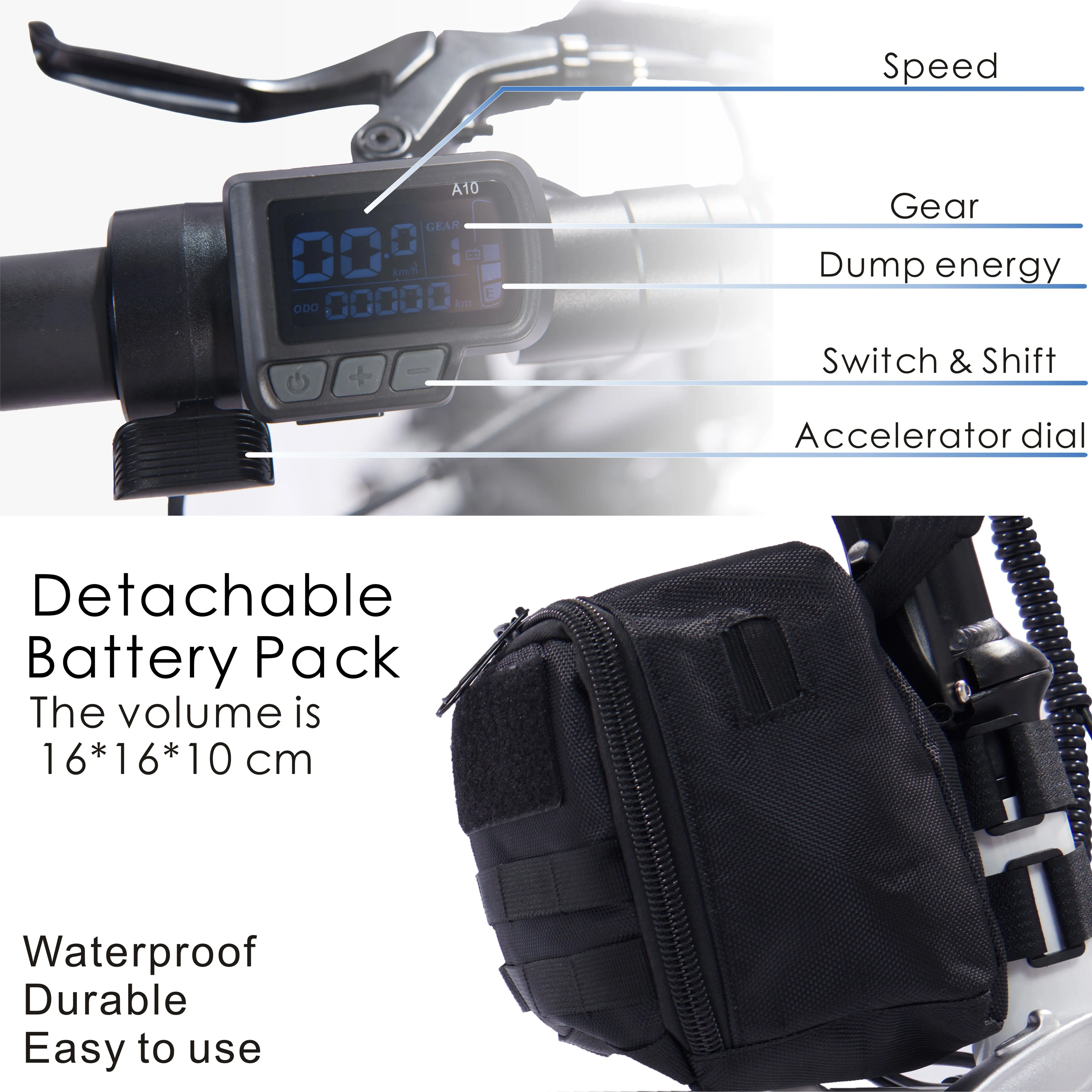 HIGHWING Folding E-bike E6 14"