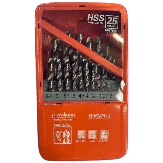 HSS 25 Piece Drill Bit Set (1-13mm)