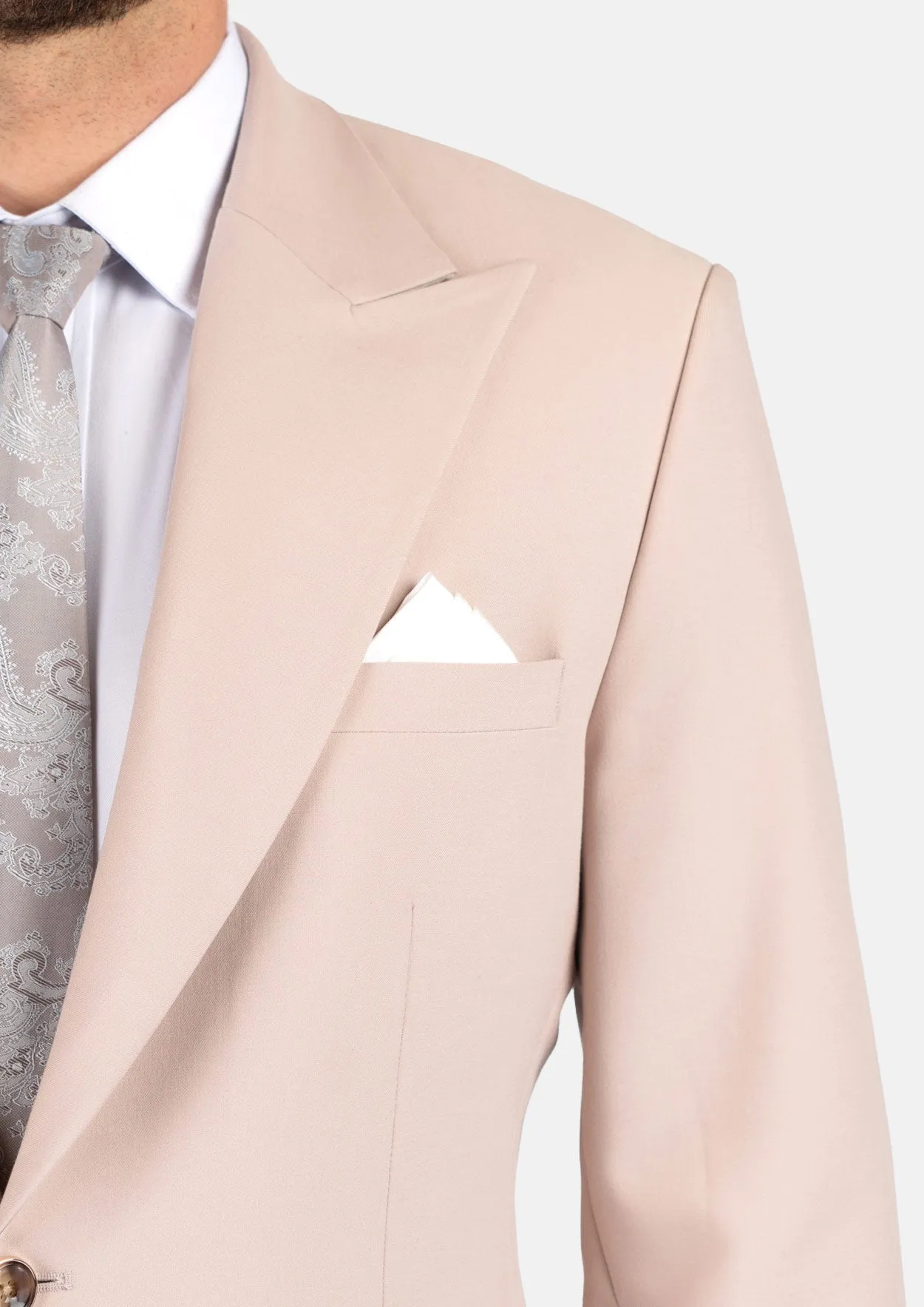 Hudson Champagne Stretch Suit