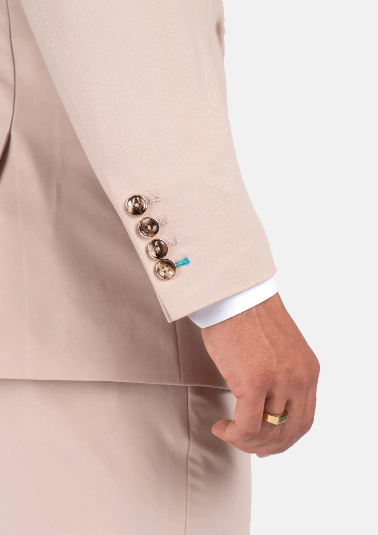 Hudson Champagne Stretch Suit