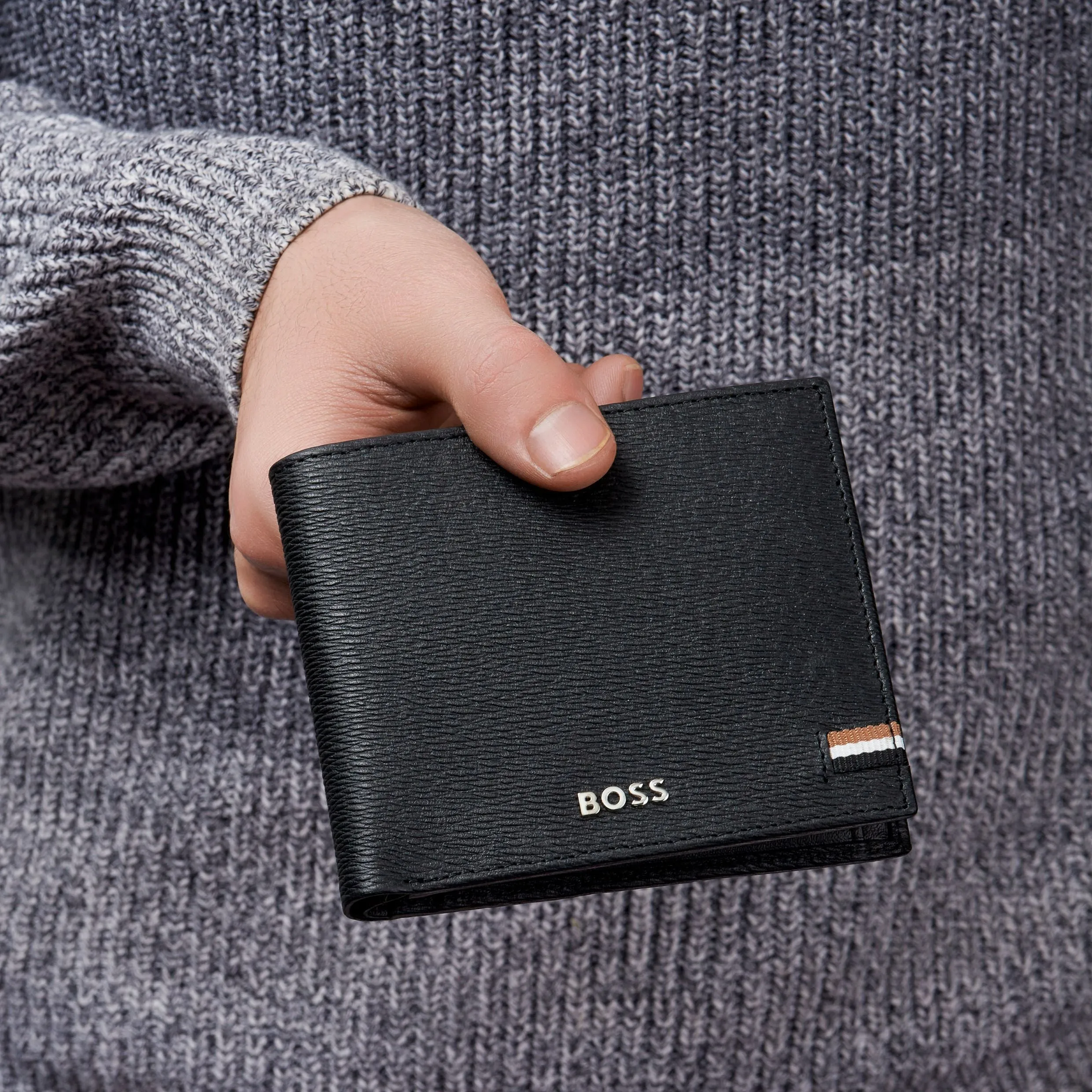 HUGO BOSS HLM421A-Money wallet Iconic Black