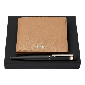 HUGO BOSS HPBM352A - Set HUGO BOSS (ballpoint pen & money wallet)