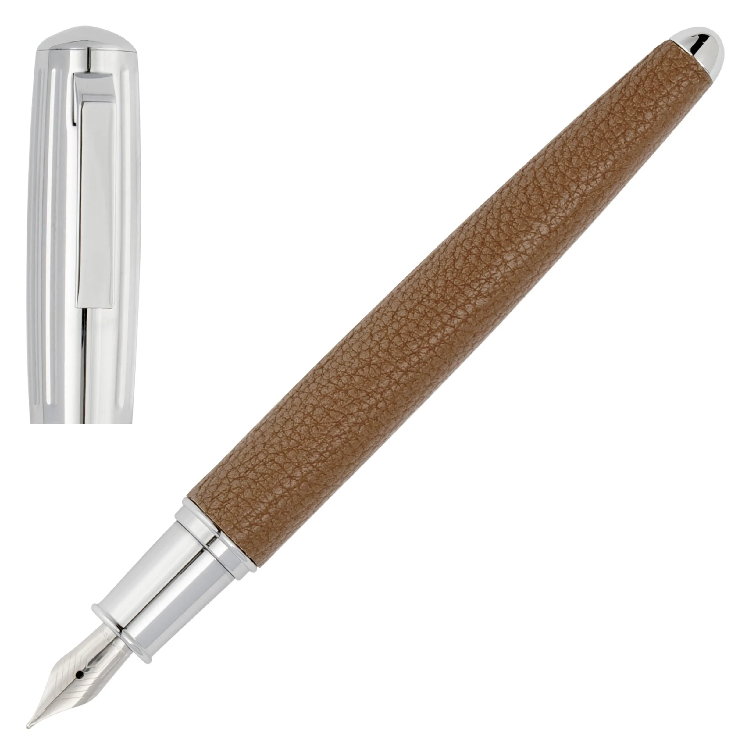 HUGO BOSS HPMP416X - Set HUGO BOSS Camel (fountain pen & money wallet)