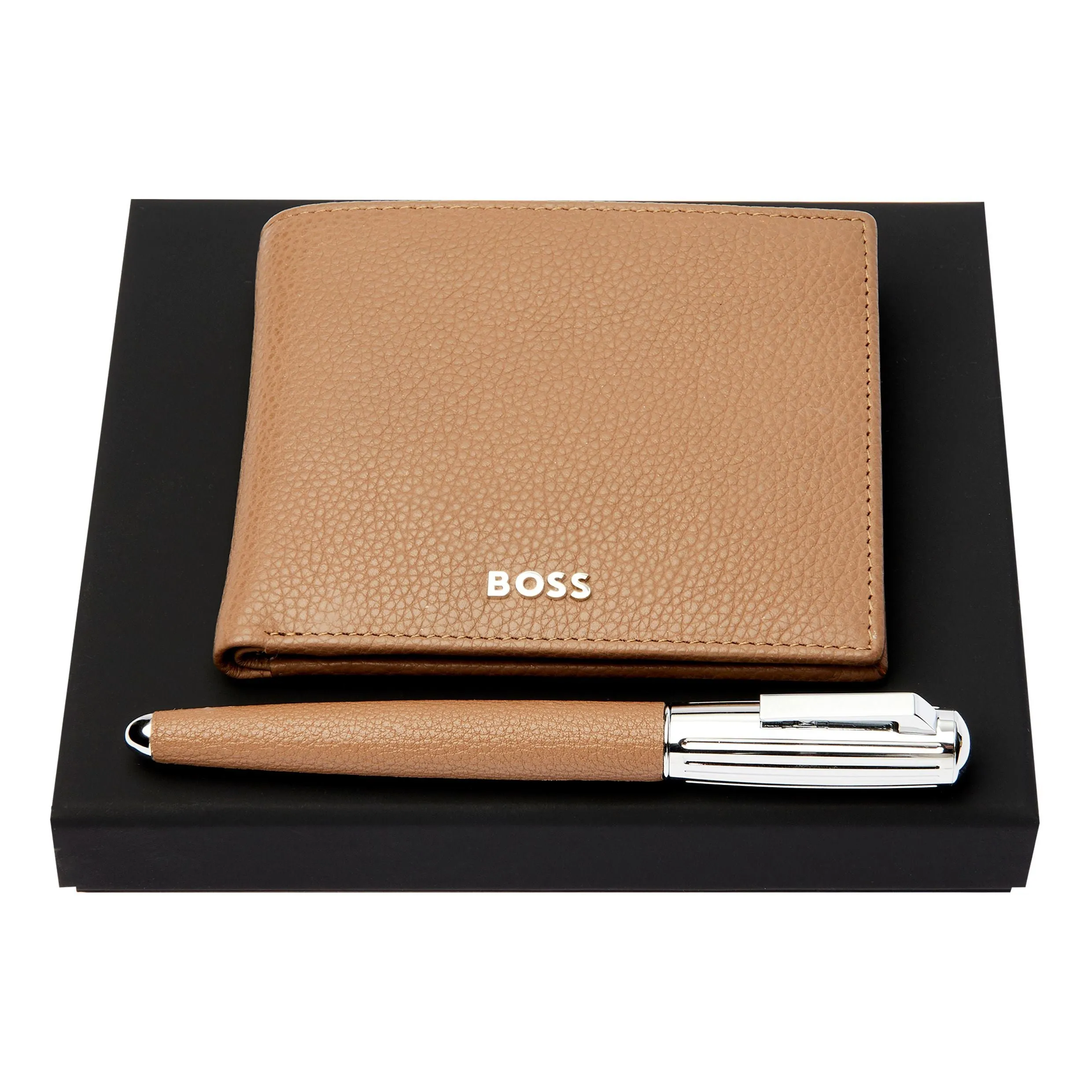 HUGO BOSS HPMP416X - Set HUGO BOSS Camel (fountain pen & money wallet)