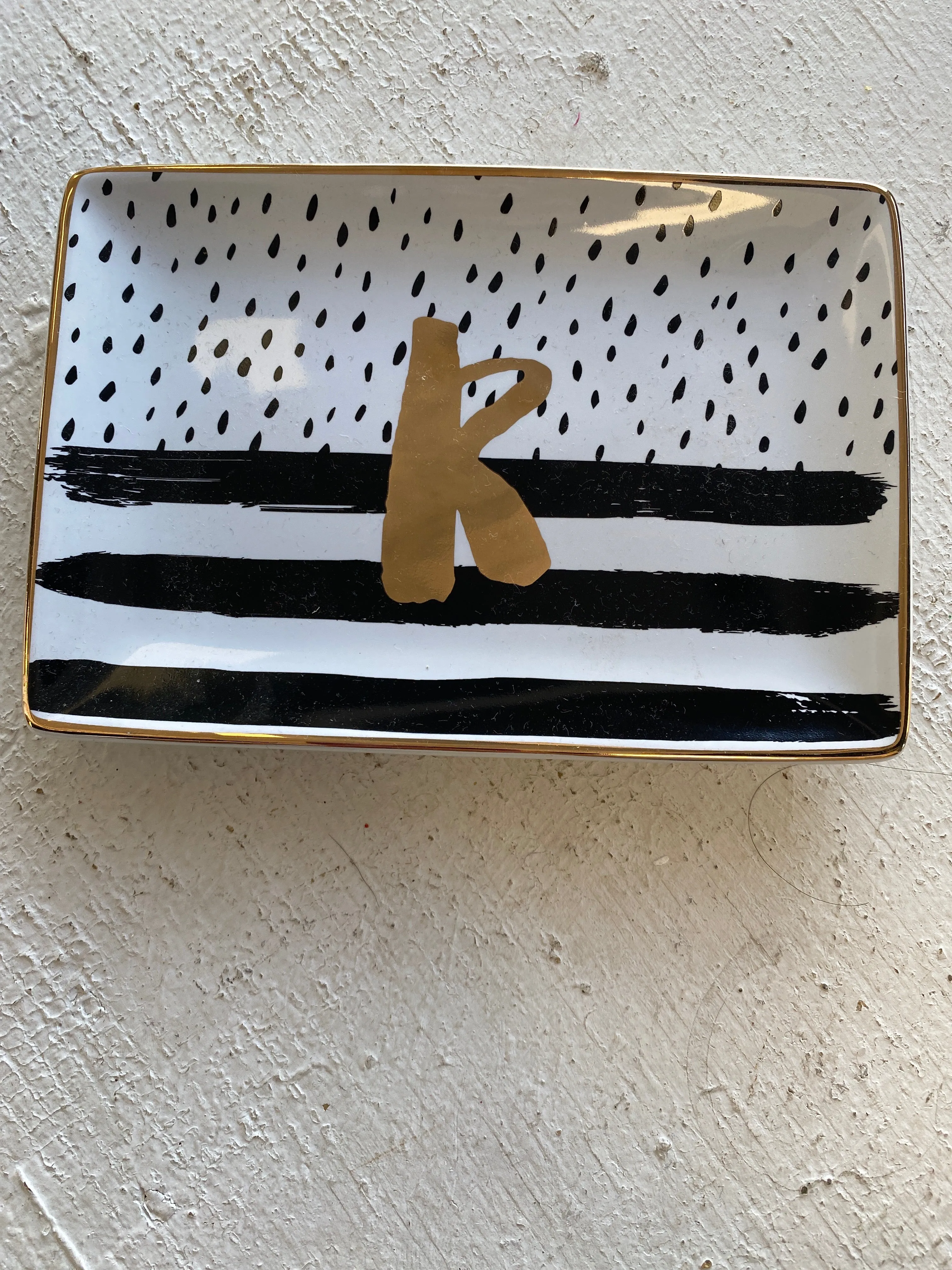 INITAL TRINKET TRAY