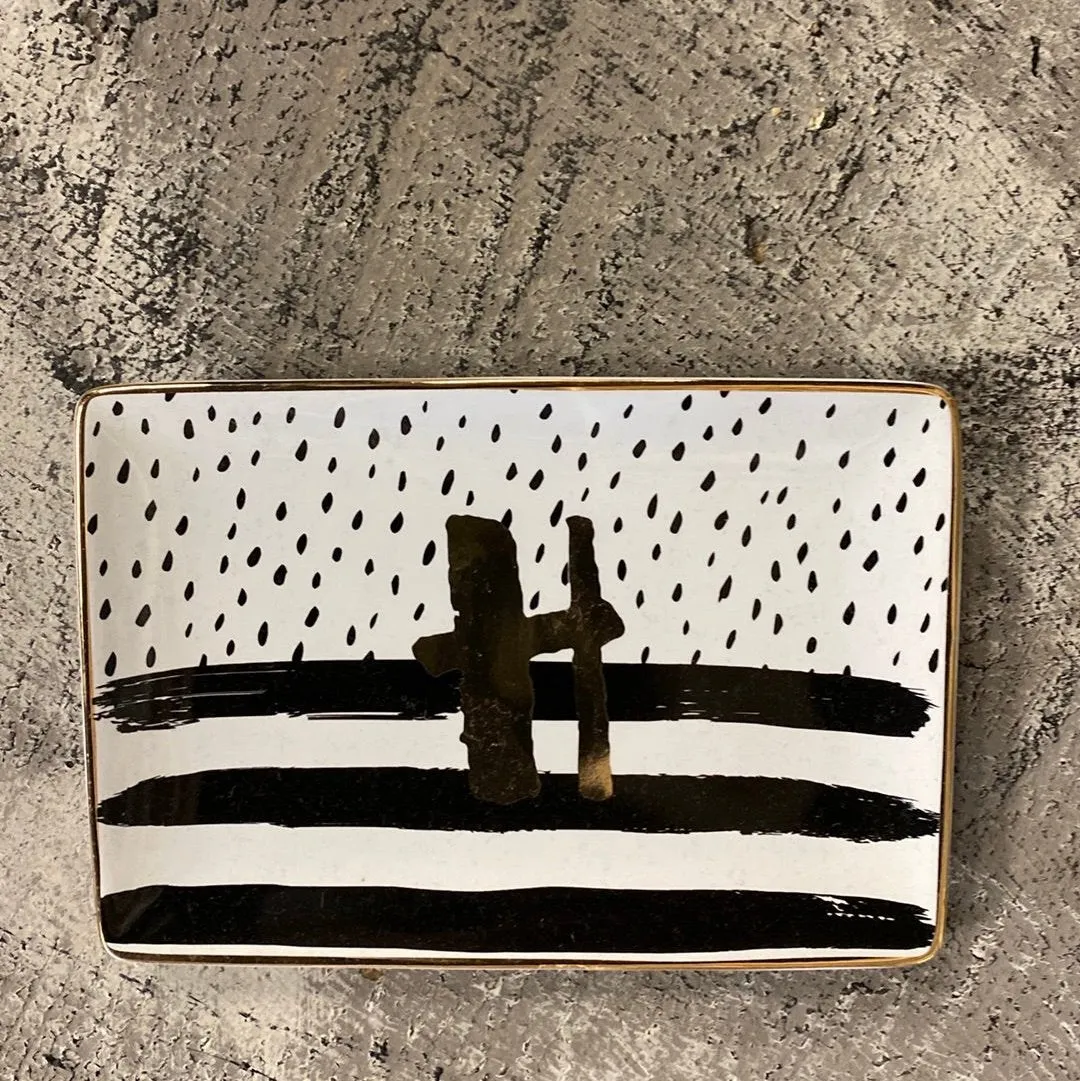 INITAL TRINKET TRAY