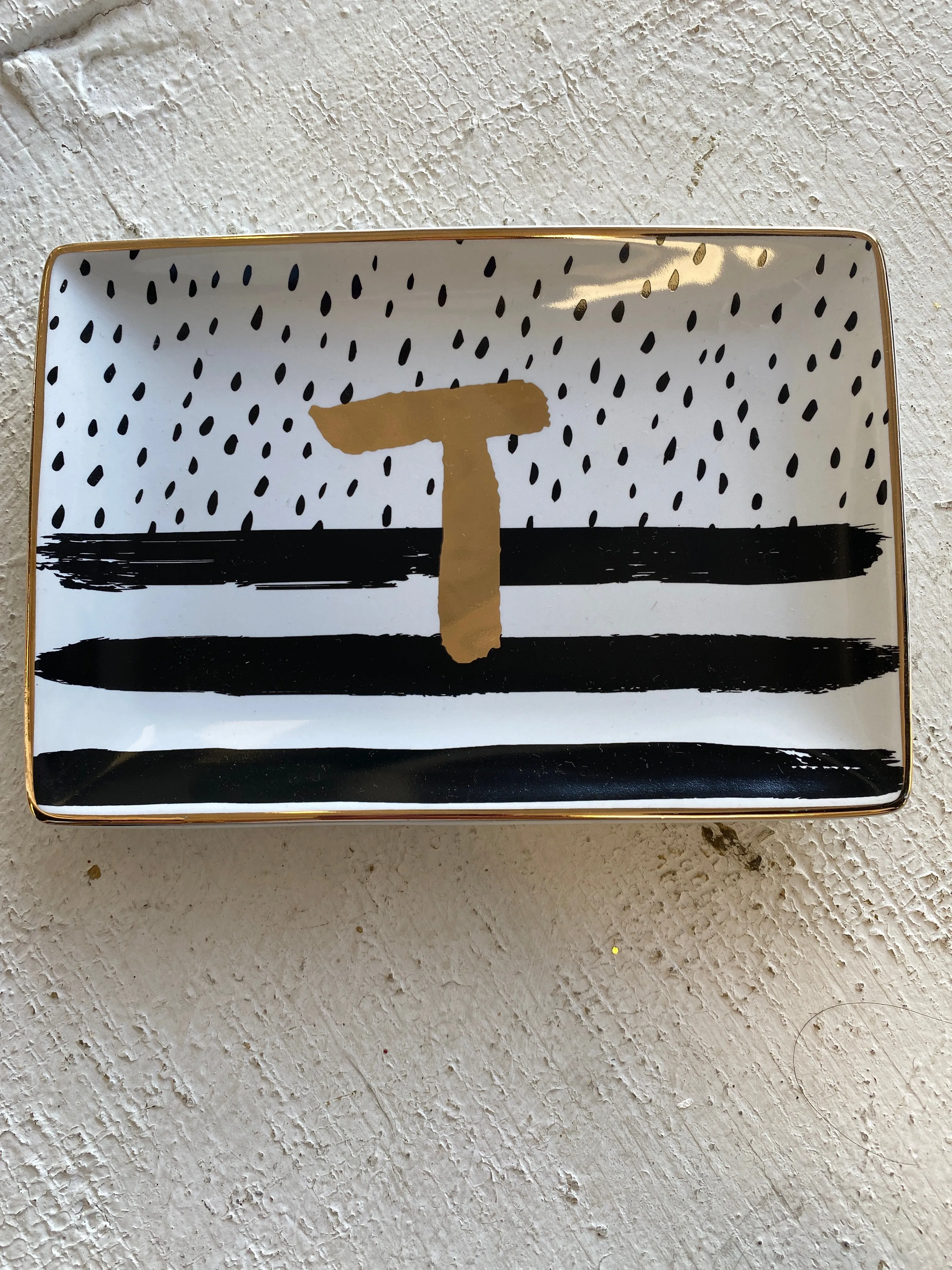 INITAL TRINKET TRAY