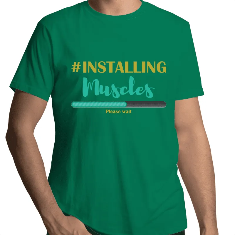 Installing Muscles Gay T-Shirt Unisex (G005)