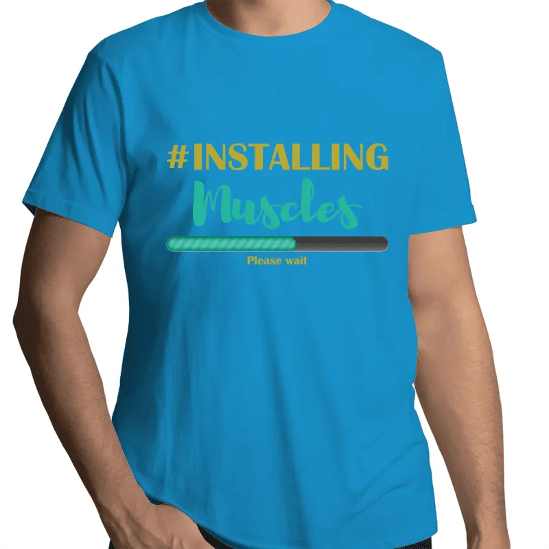 Installing Muscles Gay T-Shirt Unisex (G005)