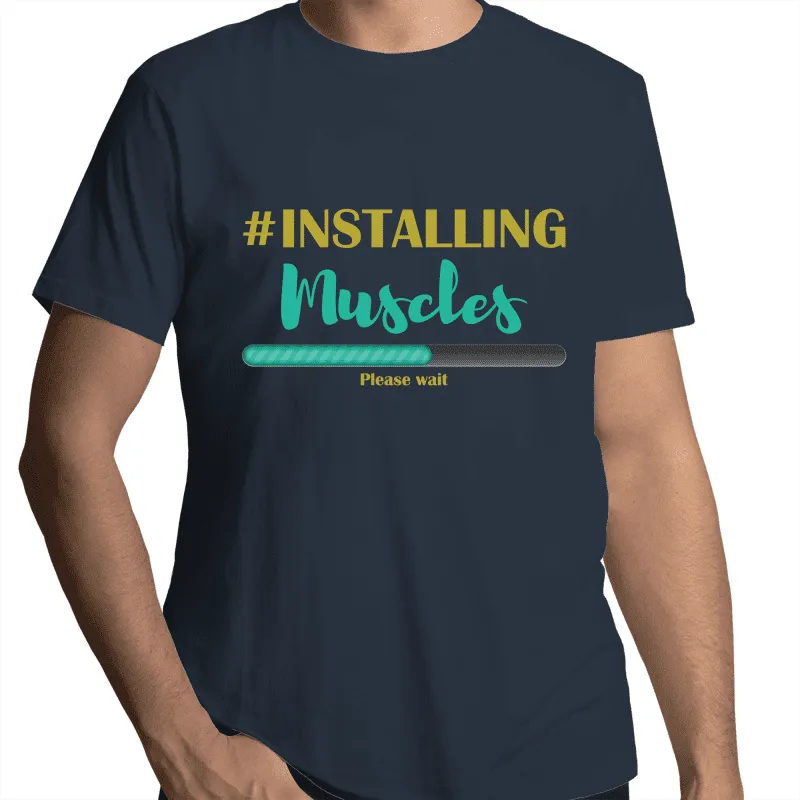 Installing Muscles Gay T-Shirt Unisex (G005)