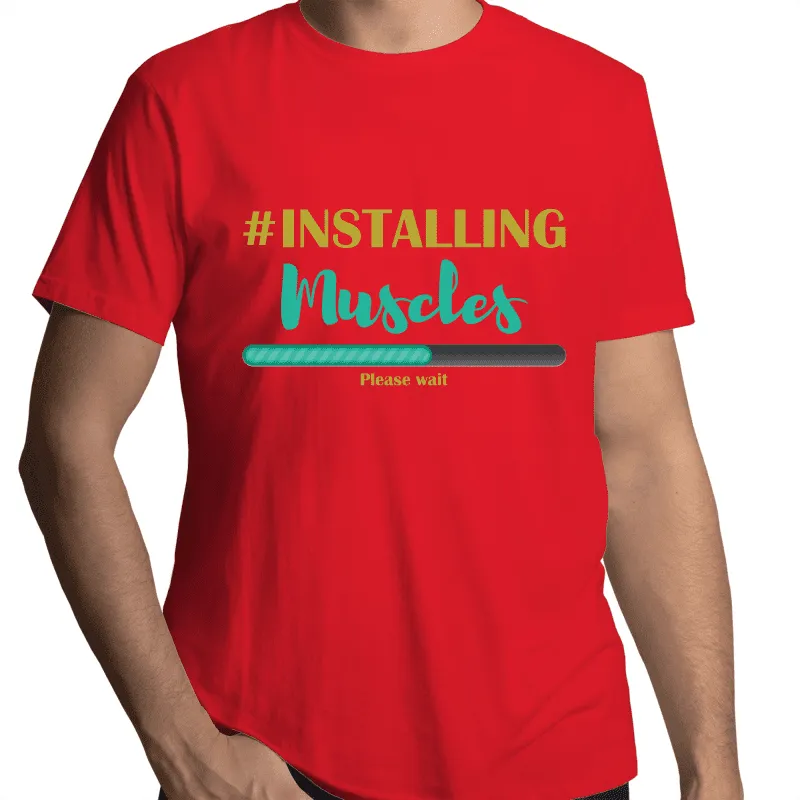 Installing Muscles Gay T-Shirt Unisex (G005)