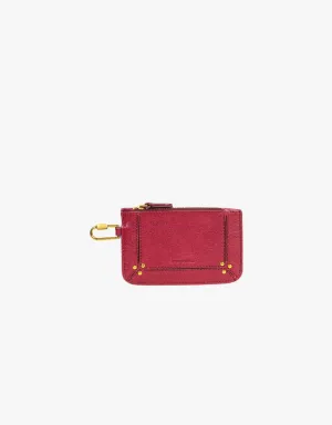 Jerome Dreyfuss Popoche XS Wallet in Ruby