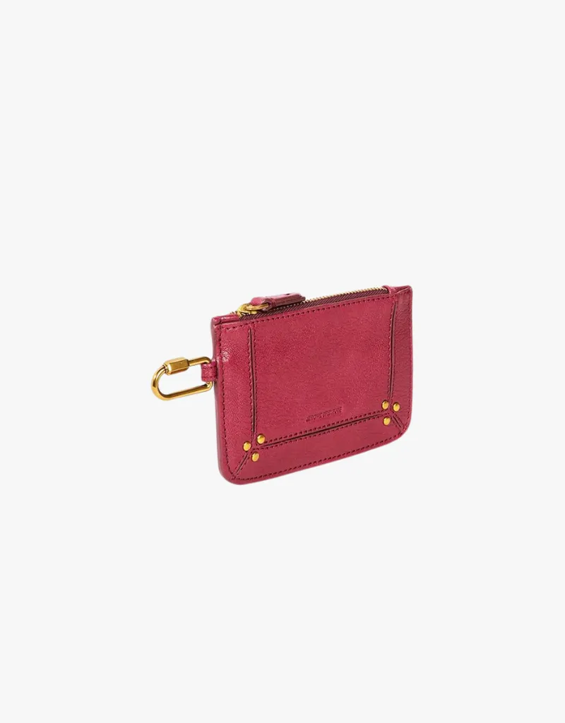 Jerome Dreyfuss Popoche XS Wallet in Ruby