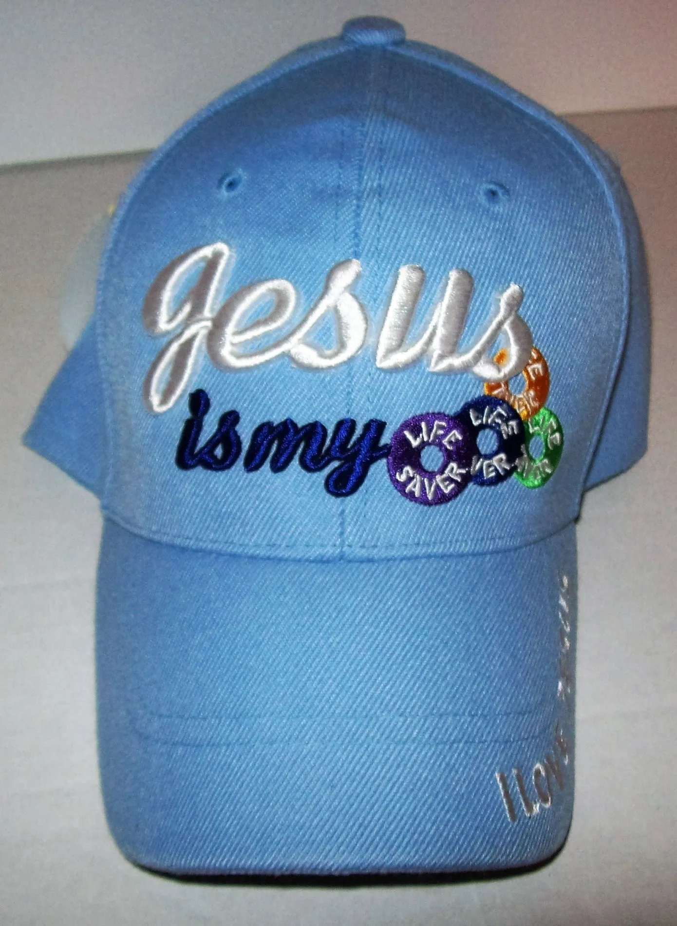 Jesus Is My Lifes Saver Candy Baseball Cap Hat