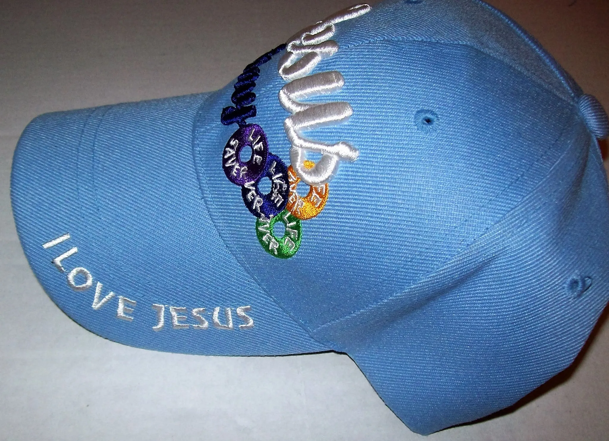 Jesus Is My Lifes Saver Candy Baseball Cap Hat
