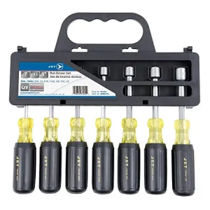 Jet 721101-7-Piece S.A.E. Cushion Grip Nutdriver Set