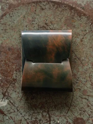 Johnny Wallet - Marbled Horween Shell Cordovan