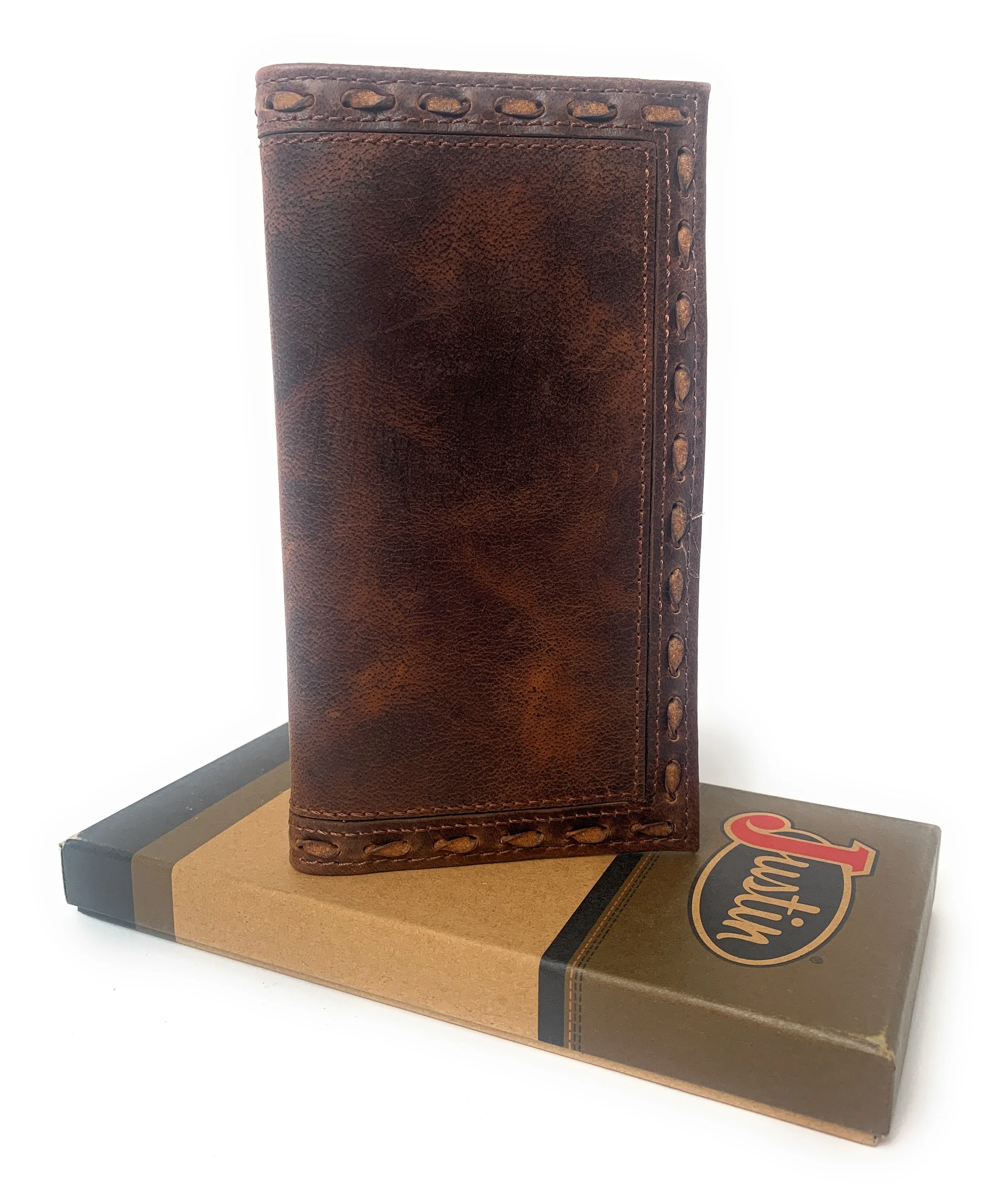 Justin Men's Rodeo Wallet Whip Stitch - 2005767W3