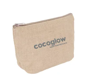Jute Cosmetic Zipper Bag JT-COS-14x21