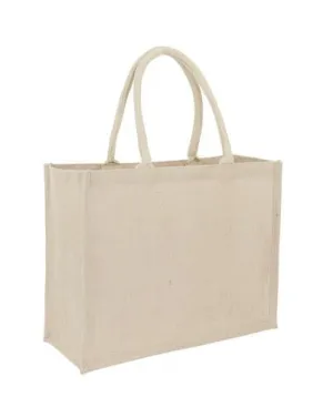 Jute   Cotton Premium Landscape Bag Plain