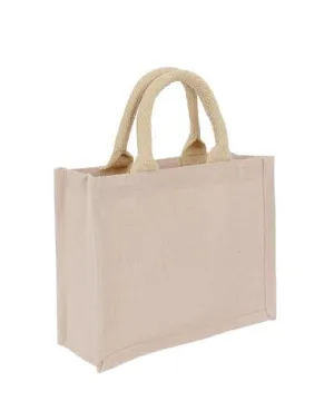 Jute   Cotton Premium Small Bag Plain