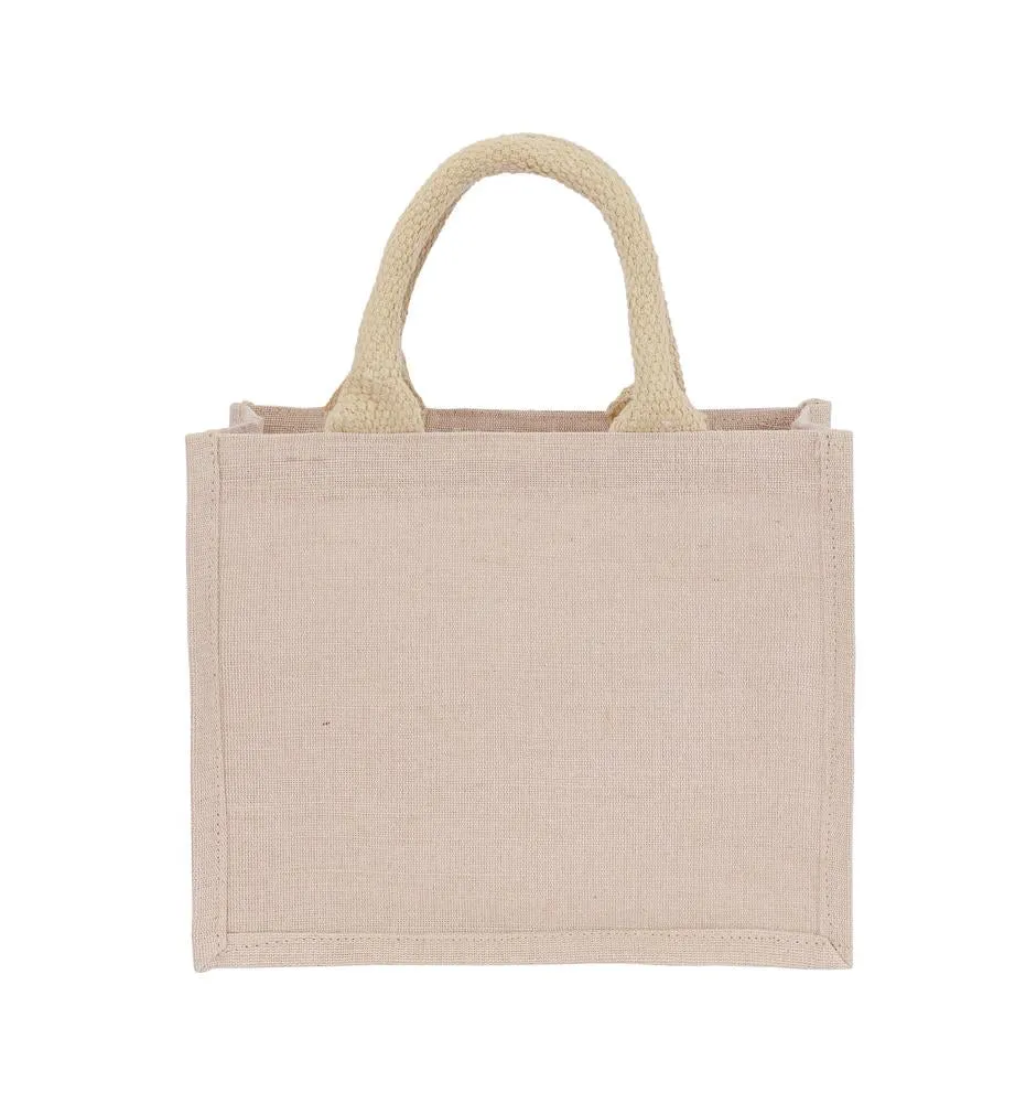 Jute Hessian Bag Laminated Small Plain Bag