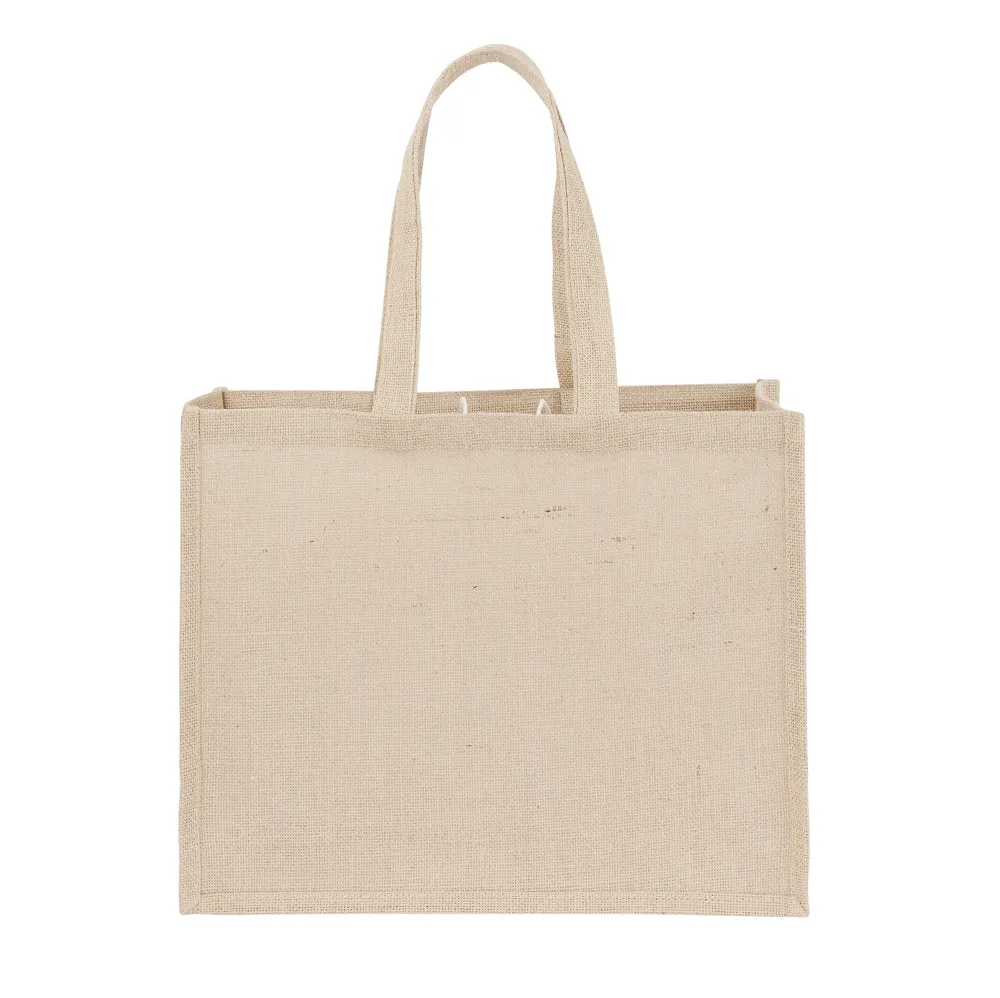 Jute Starched Landscape - Plain Bag