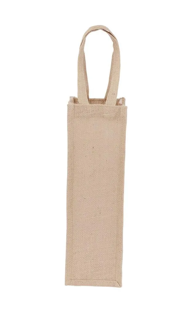 Jute Wine Bag - 1 Bottle - JT-WINE-1