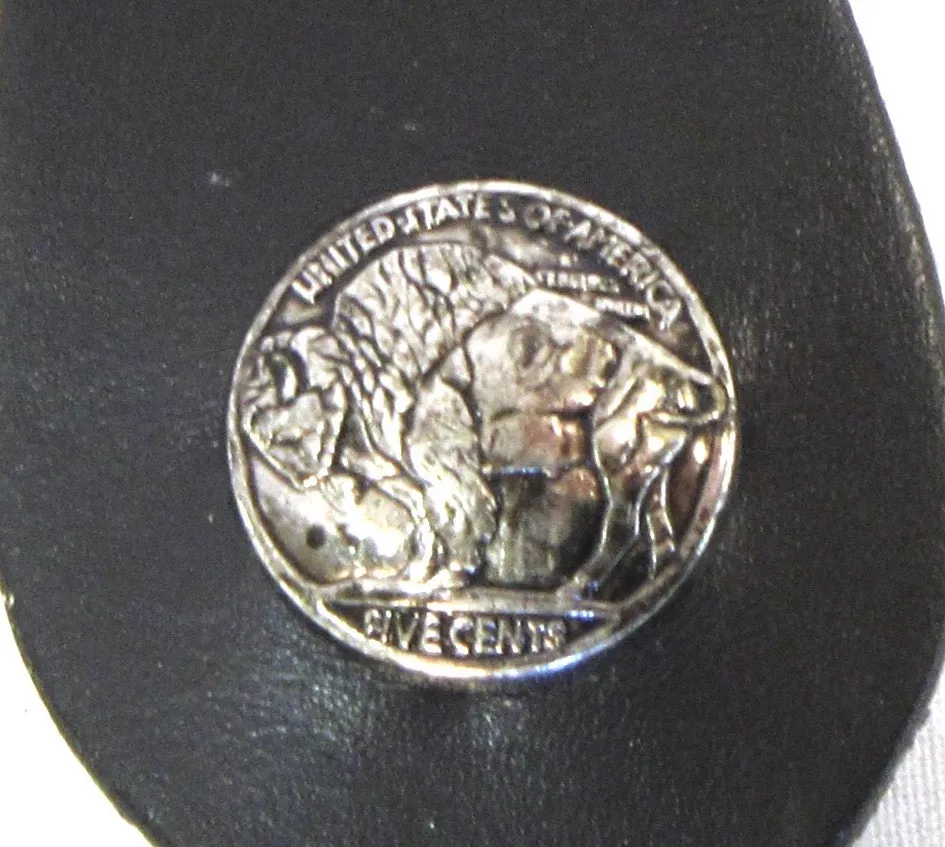 K18-UB  Key Fob w/Chain- Buffalo Nickel