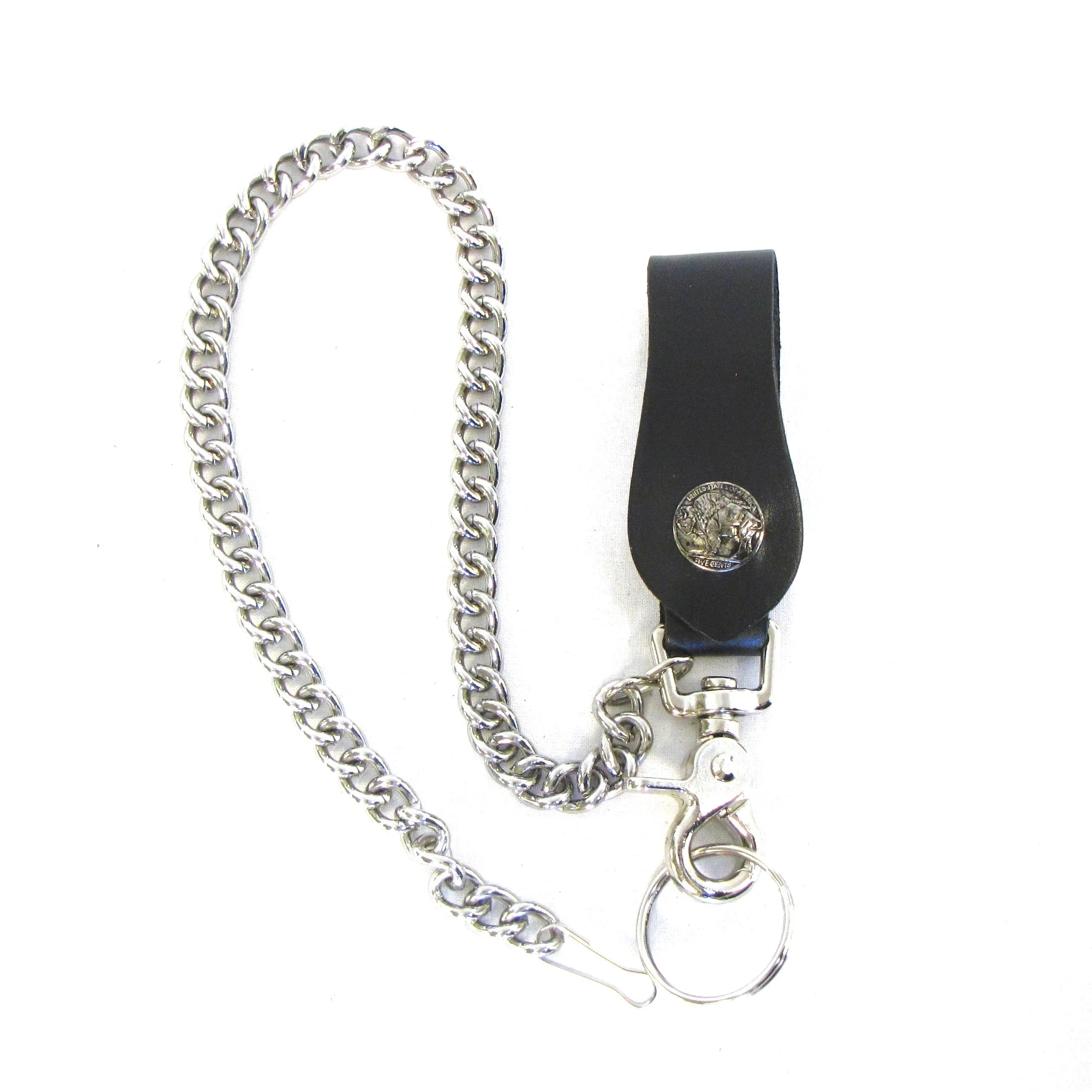K18-UB  Key Fob w/Chain- Buffalo Nickel