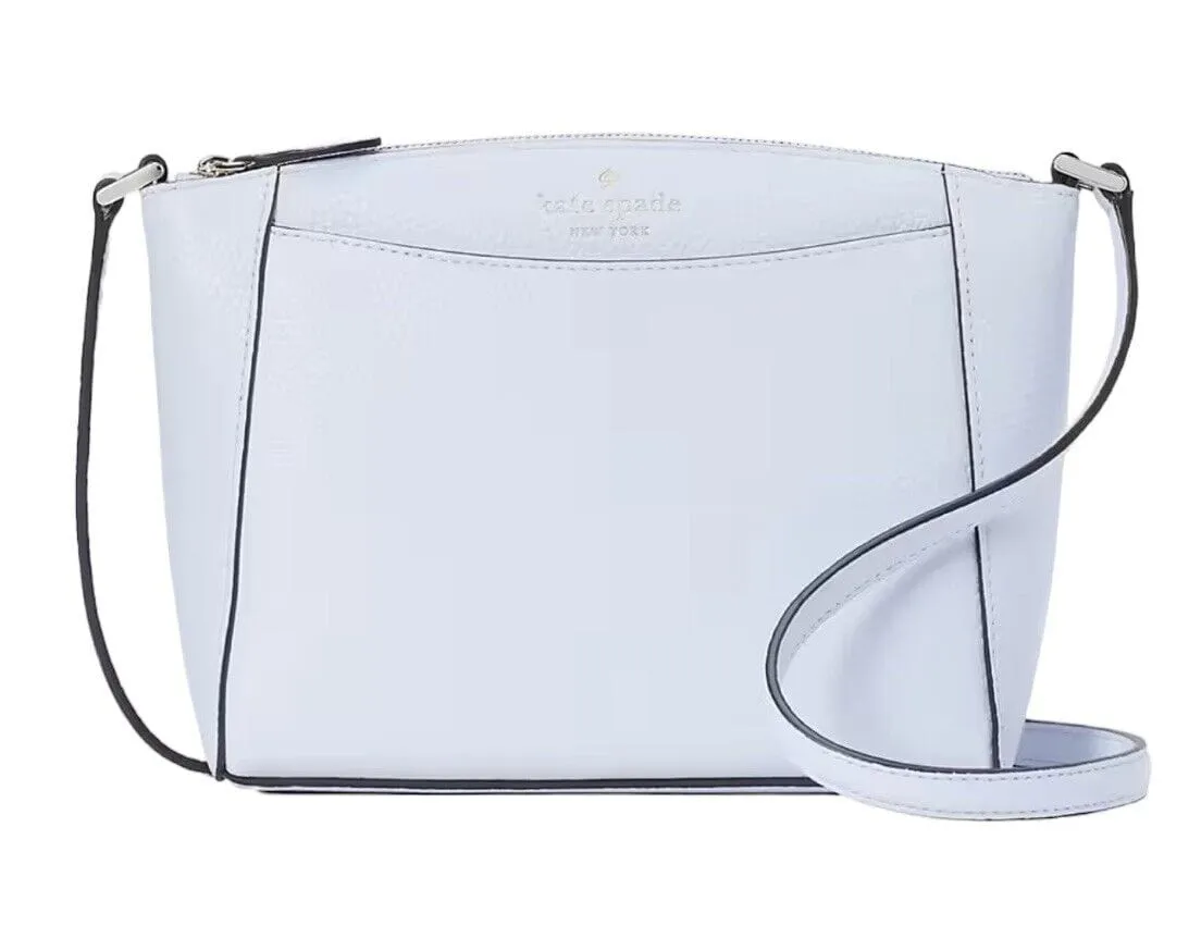 Kate Spade Monica Pebbled Leather Crossbody Taro Milk