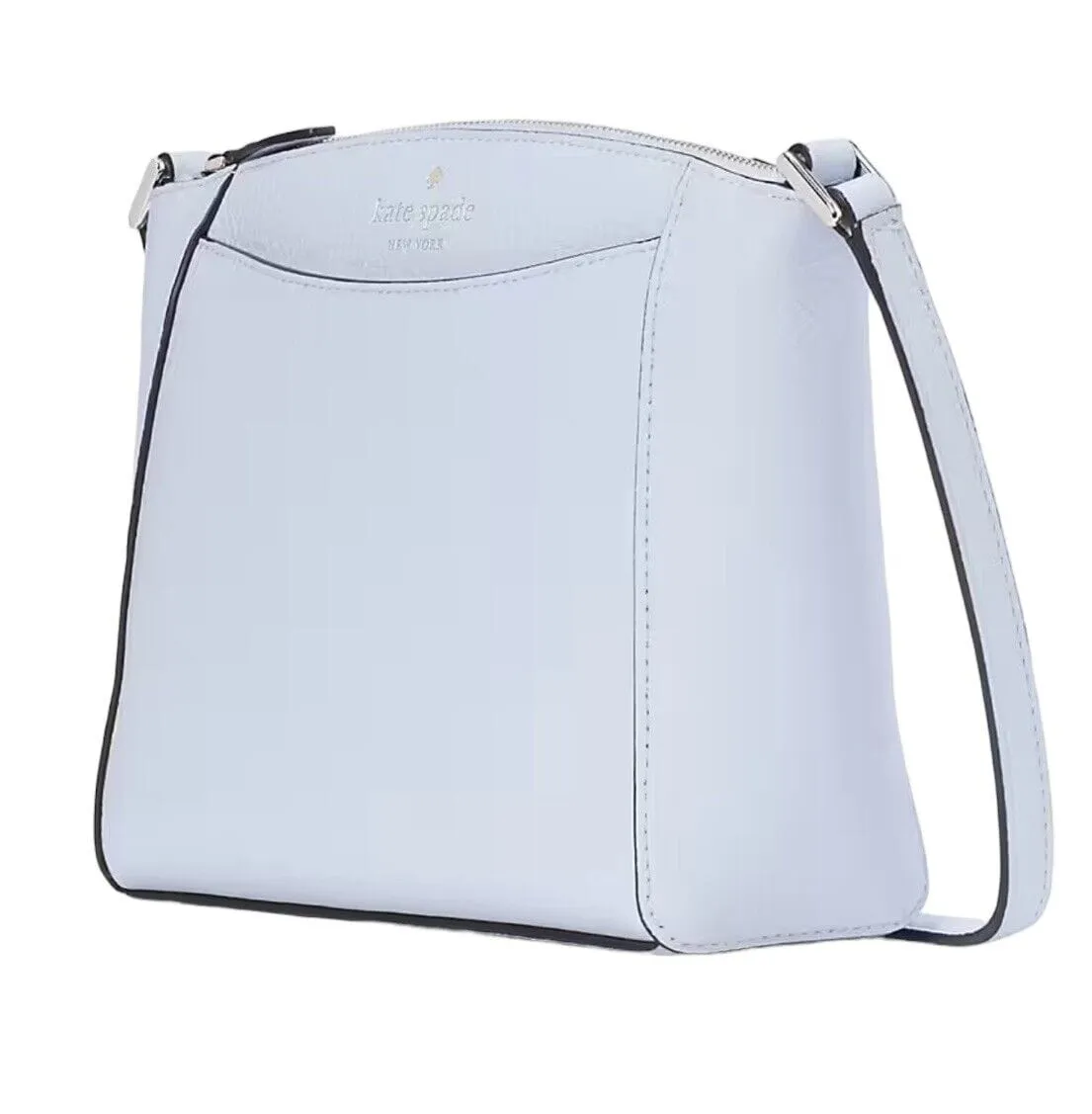 Kate Spade Monica Pebbled Leather Crossbody Taro Milk