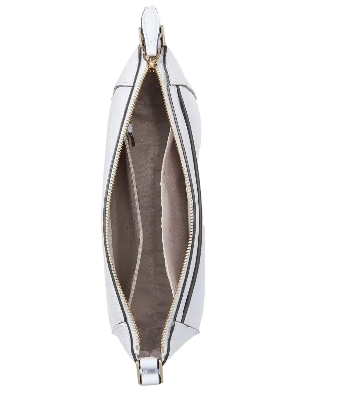 Kate Spade Monica Pebbled Leather Crossbody Taro Milk