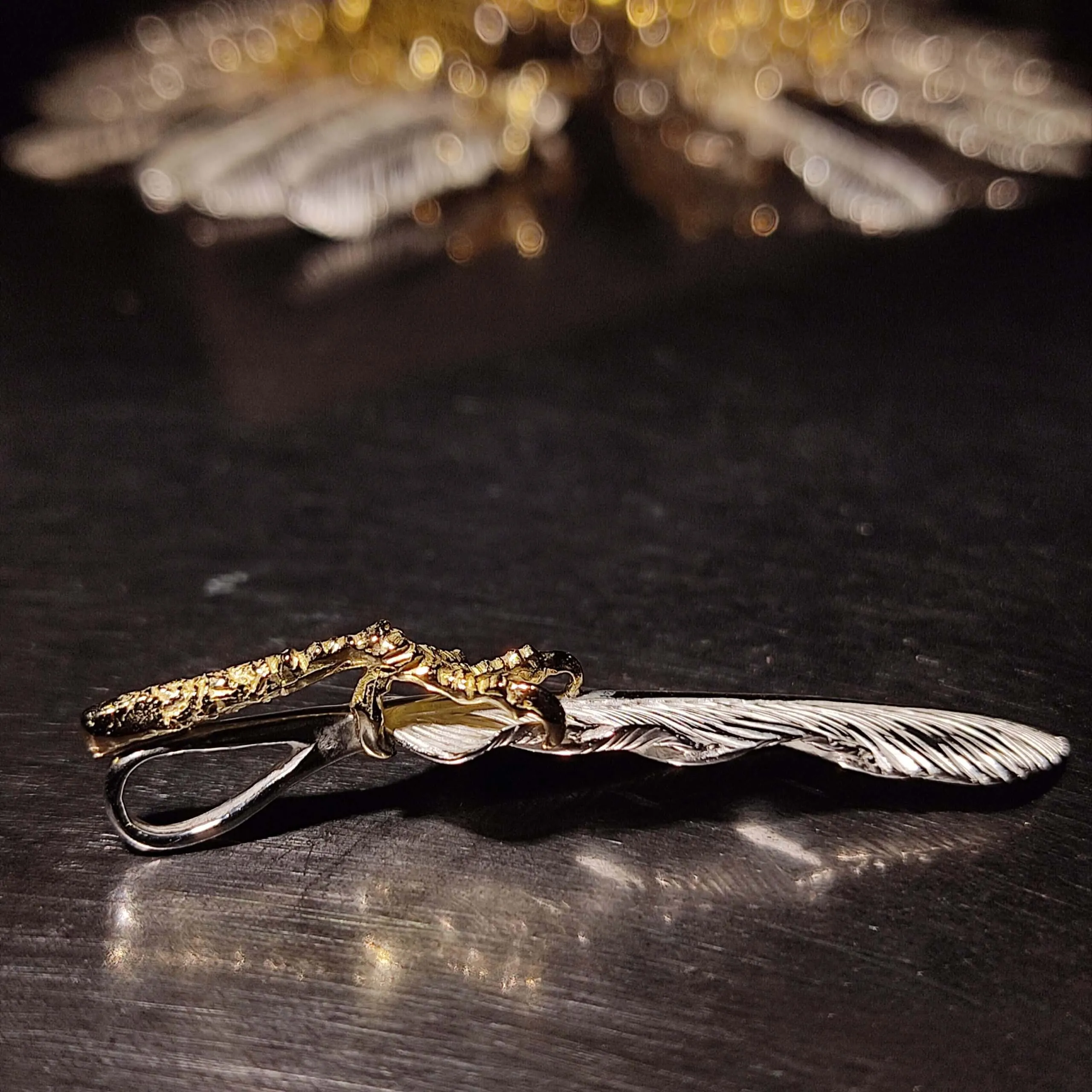 Ken Kikuchi Feather with K18 Claw F-24 K18F-20