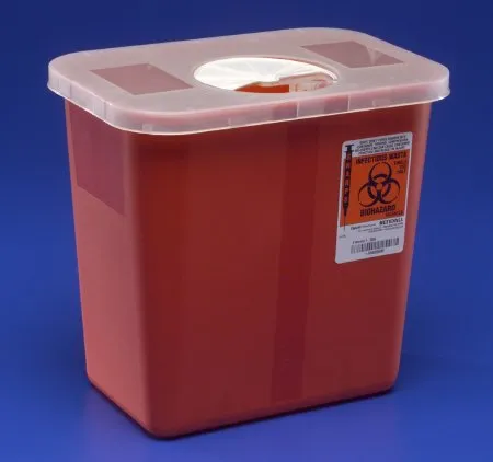 Kendall Sharps Container with Rotor Lid - 2 Gallon, 1 Each