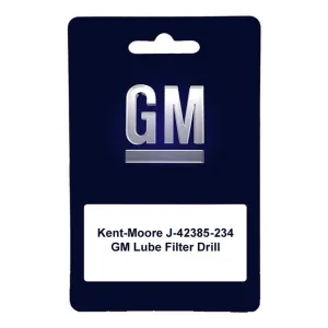 Kent-Moore J-42385-234 GM Lube Filter Drill