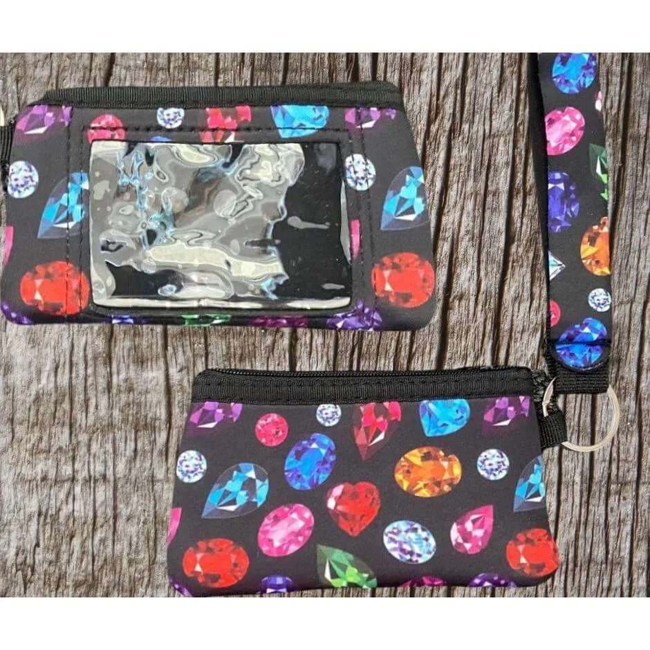 Keychain wristlet & ID pouch
