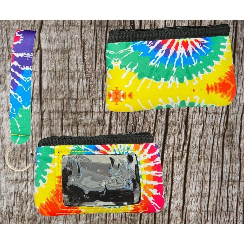 Keychain wristlet & ID pouch