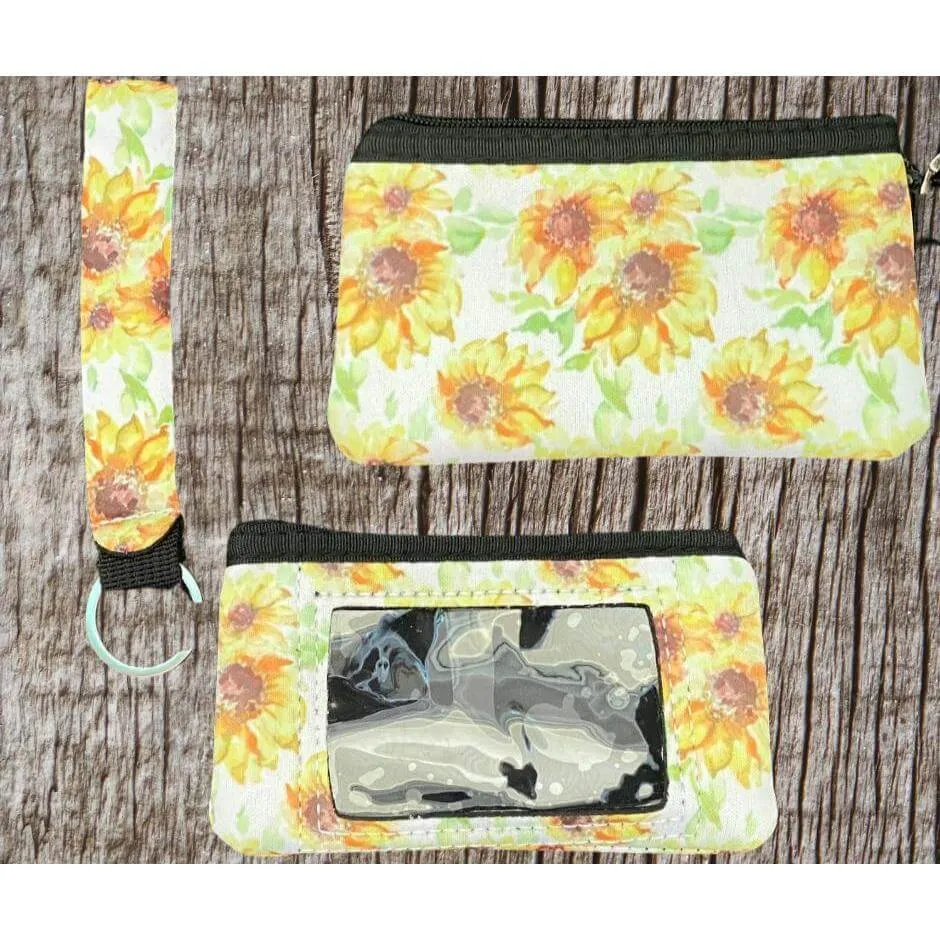 Keychain wristlet & ID pouch