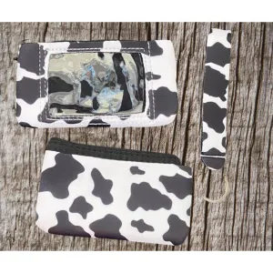 Keychain wristlet & ID pouch